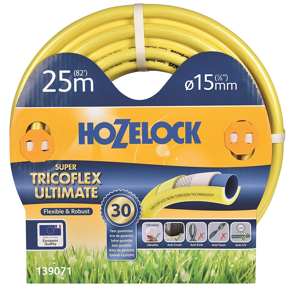 Tuyau arrosage Super Tricoflex Ultimate 25 m Ø15 mm - HOZELOCK